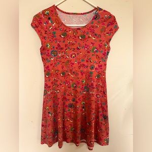 Wonder Nation Dress Girls XL Play Skater Prairie Dress